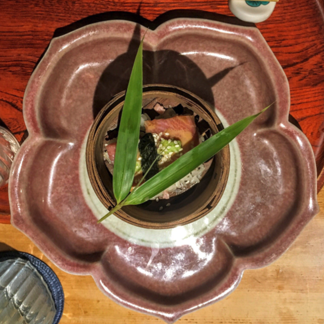 Dinner at Tempura Matsu in Kyoto