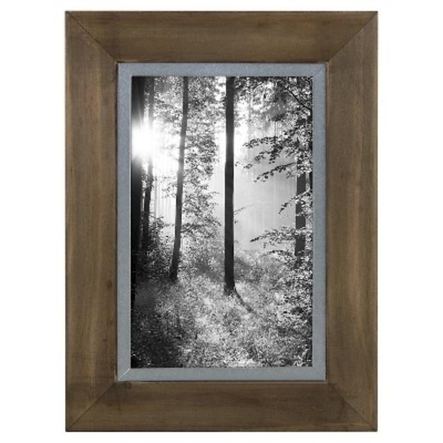 Product description page - Raw Wood with Metal Edge Frame - Threshold™