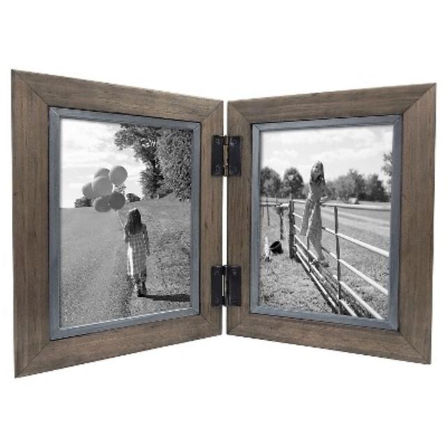 Product description page - 2 Opening Hinged Windowpane Frame 5"x7" Coffee - Threshold™