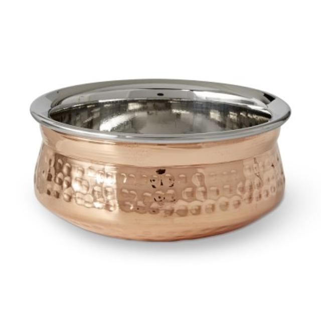 Hammered Copper & Stainless Steel Bowl