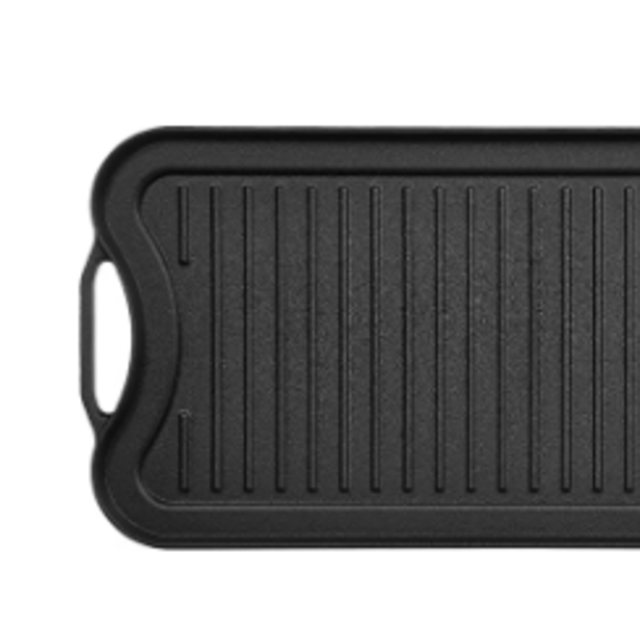 Amazon Basics Pre-Seasoned Cast Iron Reversible Grill/Griddle