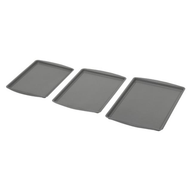 3 Piece Cookie Sheet Set - Silver - Room Essentials™