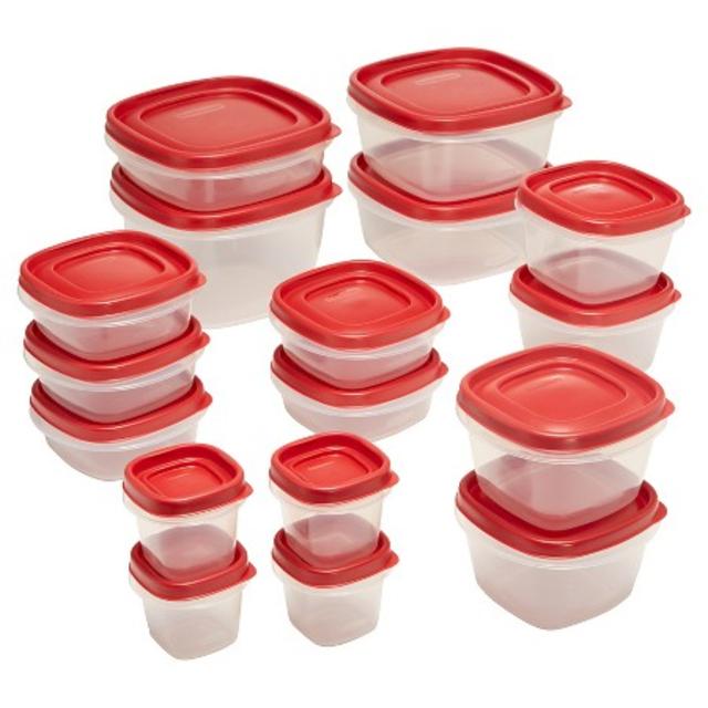 Rubbermaid Easy Find Lids Food Storage Container Set, 34-piece