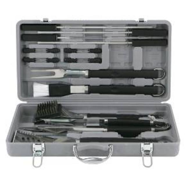 Mr. Bar-B-Q 18 Piece Grill Tool Set with Plastic Case