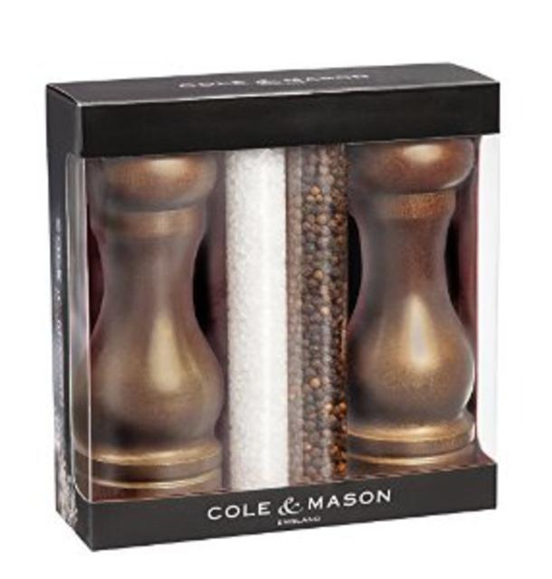 Wood Salt and Pepper Mill Gift Set