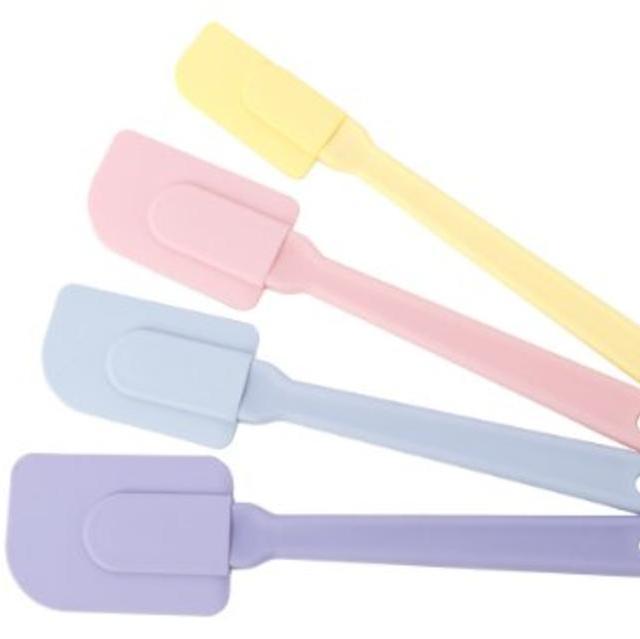 MIU France Set of 4 Silicone Spatulas, Pastel Colors