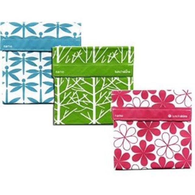 Lunchskins 3pk Reusable Sandwich Bag