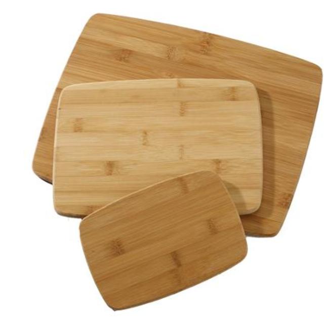 3-Piece Bamboo Cutting Board Set