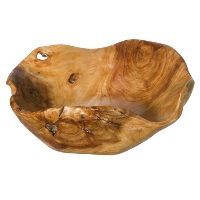 Natural Root Wood Bowl - Medium serving bowl