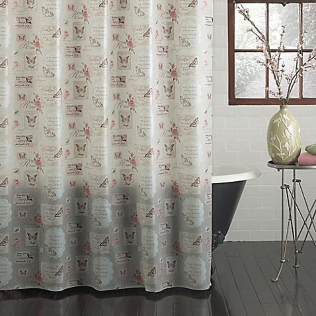 Butterfly Moments PEVA Shower Curtain