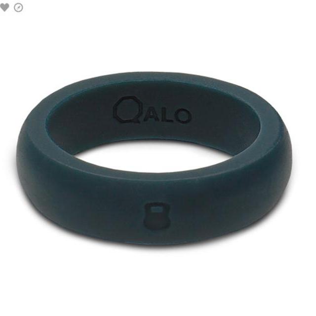 Women's Athletics Slate Grey Silicone Ring Sz 5