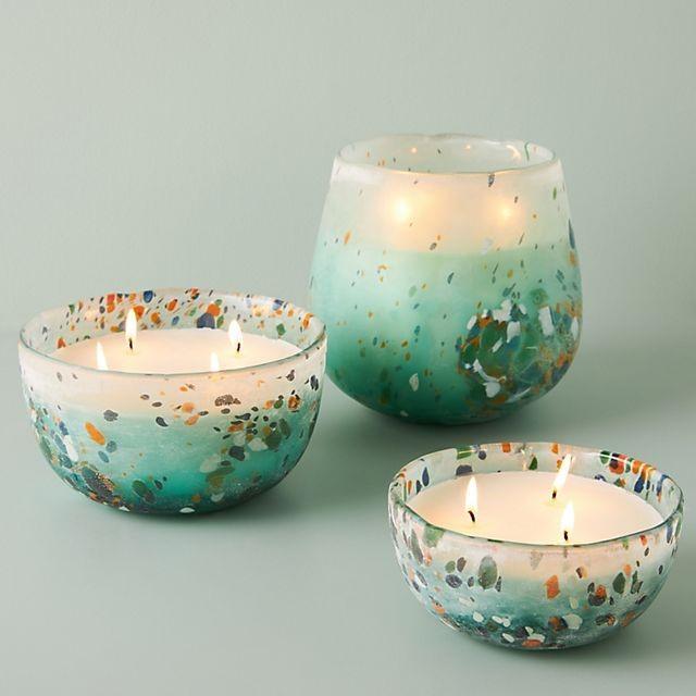 Confetti Glass Candle
