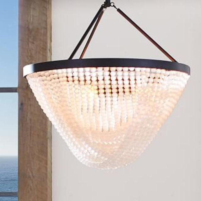 Jocelyn Frosted Beaded Chandelier
