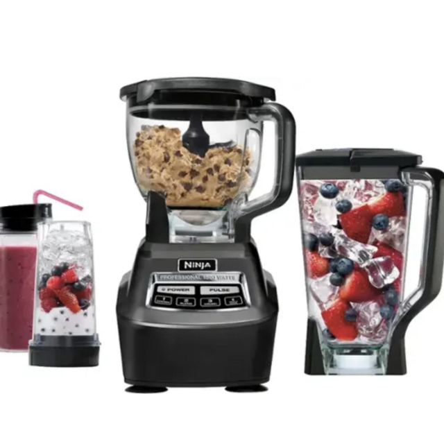 Ninja - Mega Kitchen System 72-Oz. Blender - Black