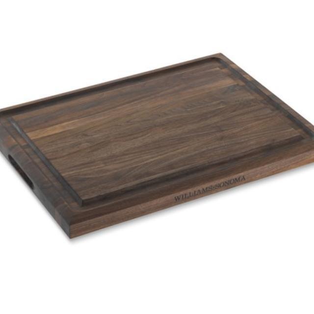 Williams-Sonoma Edge-Grain Carving Board, Walnut