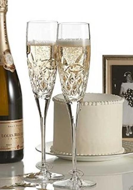 Waterford Love Forever Flute, Pair