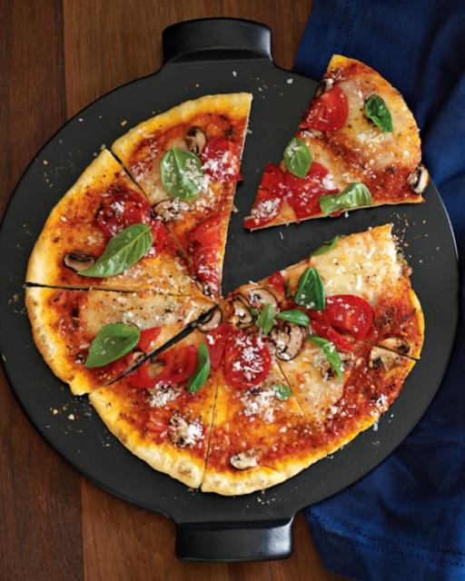 Emile Henry Pizza Stone in Black- Williams Sonoma