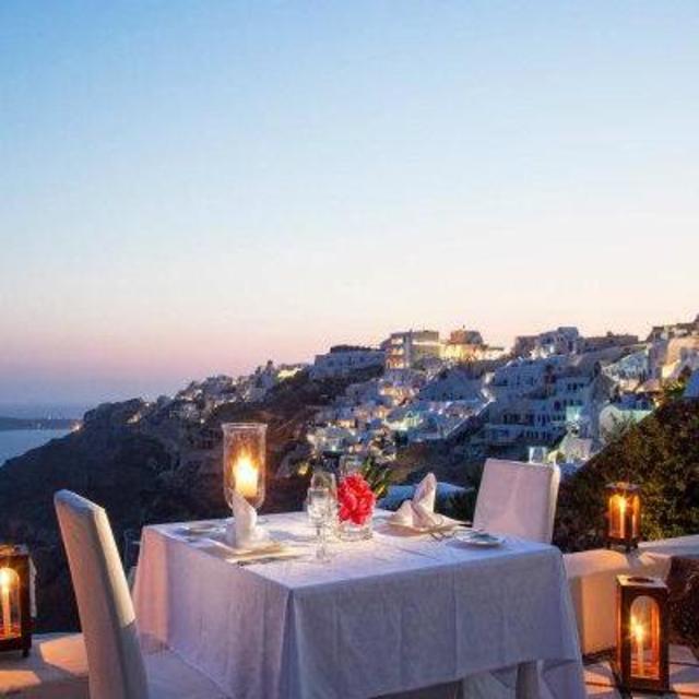 Santorini Dinner with a View