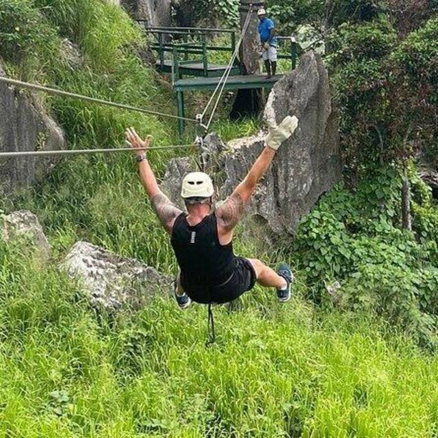 Zip Line Tour on Fiji Honeymoon