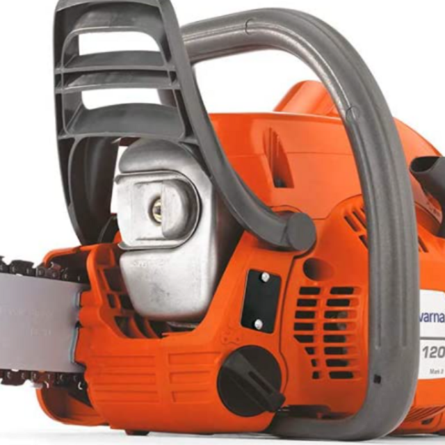 Husqvarna 120 Mark II 16 in. Gas Chainsaws, Orange/Gray