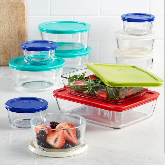 Pyrex 22 Piece Food Storage Container Set, Created for Macy's