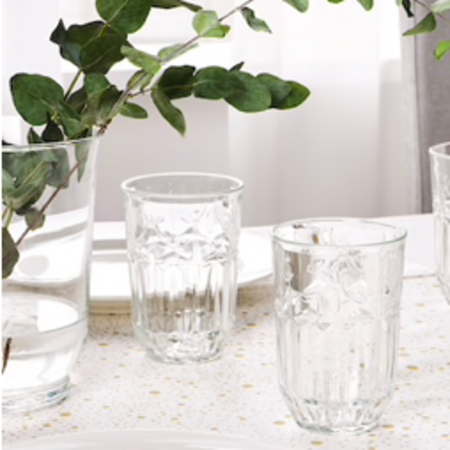 Glass, clear glass/patterned