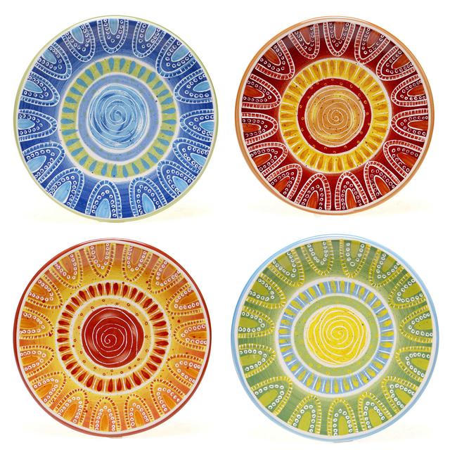 Certified International Tapas 6.25-Inch Canape Plate (Set of 4)
