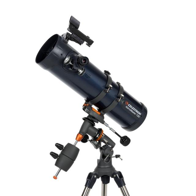 Celestron 31045 AstroMaster 130 EQ Reflector Telescope with Basic Smartphone Adapter 1.25" Capture Your Discoveries