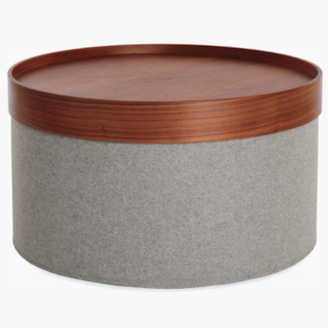 Drum Pouf Tray