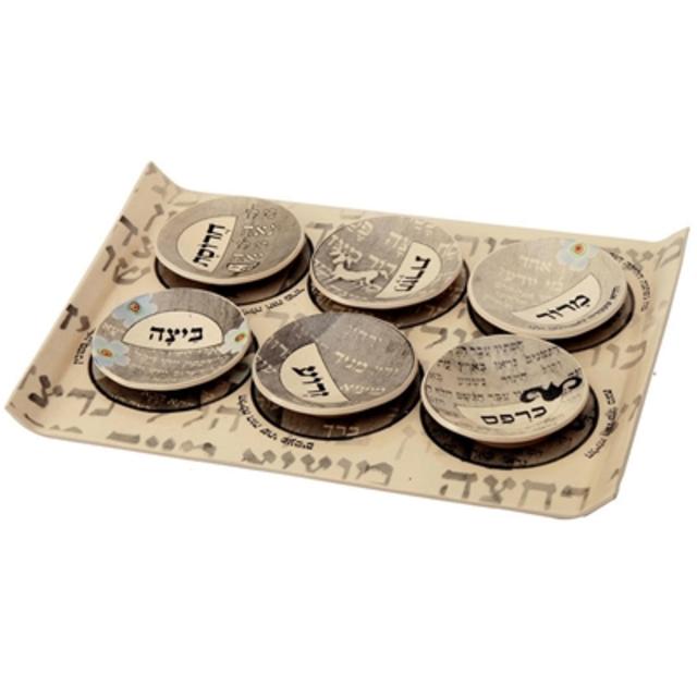 Handmade Ceramic Seder Tray