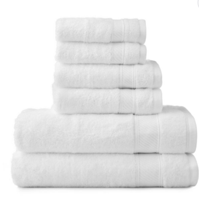 Wamsutta® 6-Piece Hygro® Duet Bath Towel Set in White