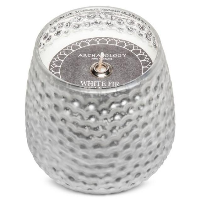 Debossed White Fir & Balsam Candle