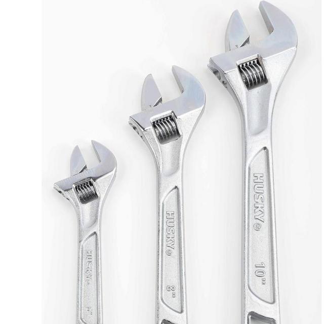 Husky Adjustable Wrench Set (3-Piece)