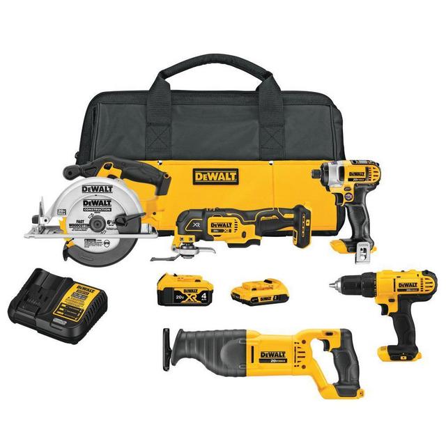 DEWALT 20-Volt MAX Cordless Combo Kit (5-Tool)