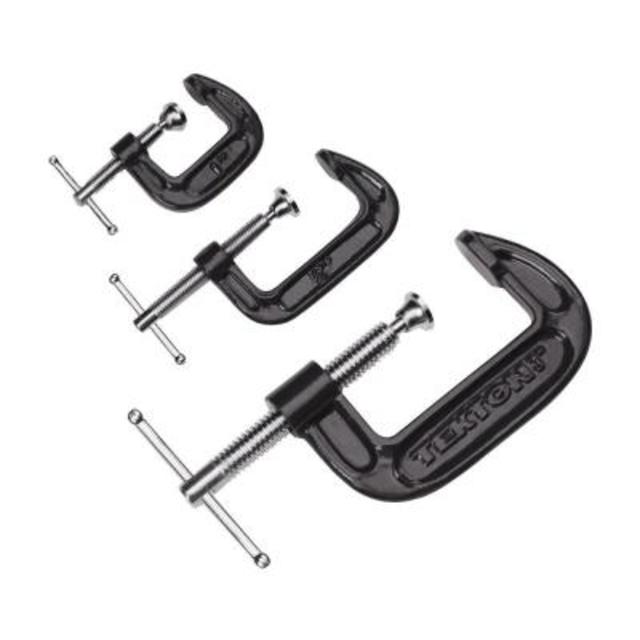 Heavy-Duty C-Clamp Set (3-Piece)