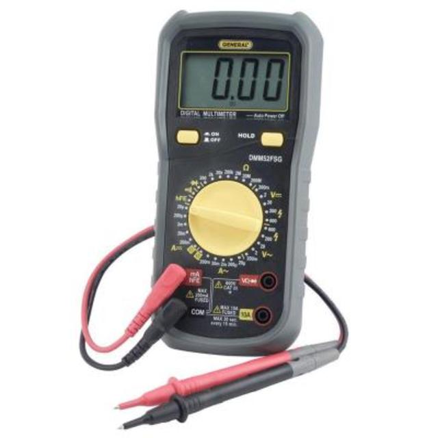 Rugged CAT III 600-Volt Multimeter with 2 mA DC Ranges