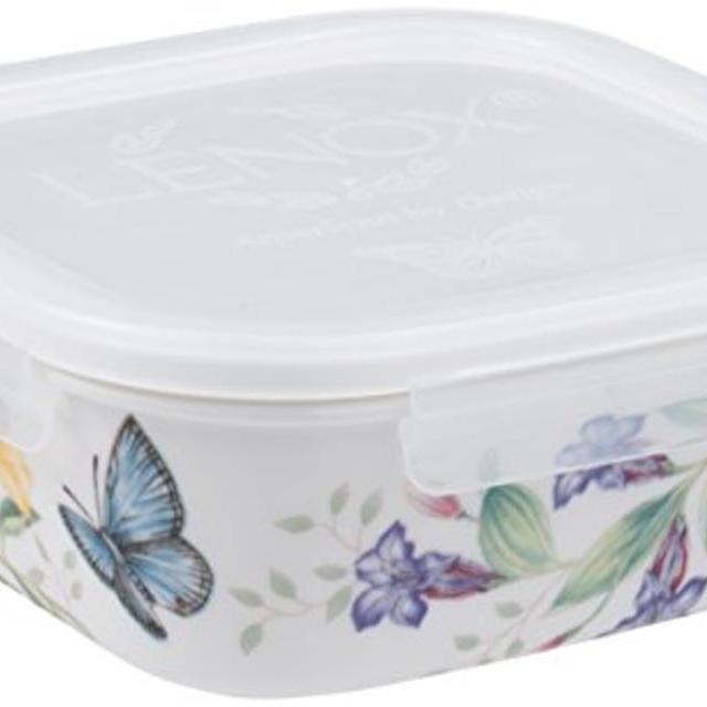 Lenox Butterfly Meadow Serve and Store Container Bowl, Square