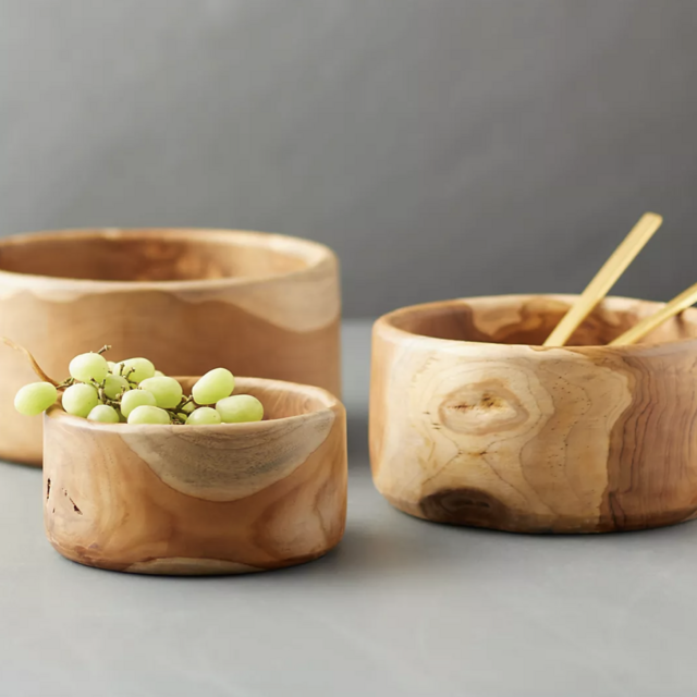 Teak Serving Bowl Medium Anthropologie