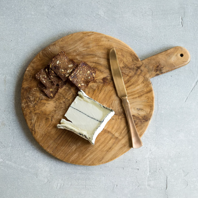 Reclaimed Teak Cutting Board Small Anthropologie