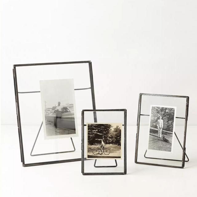 Pressed Glass Photo Frame 4 X 6