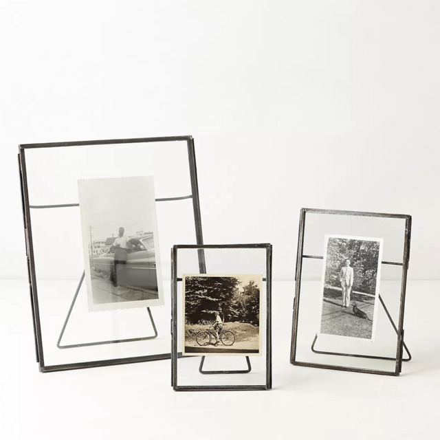Pressed Glass Photo Frame 5 x 7