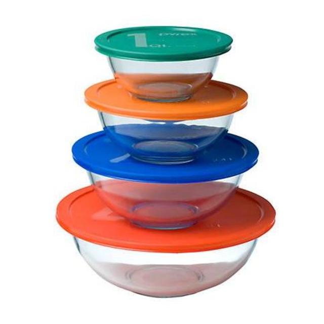 Pyrex 8-Piece Mixing Bowl Set