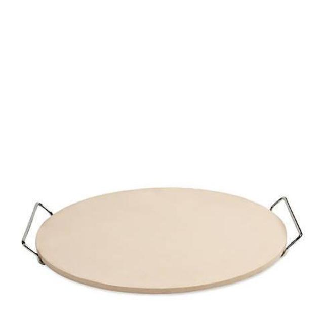Cooks Tools™ 15-in. Round Pizza Stone with Wire Frame
