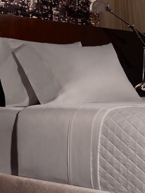 Ralph Lauren Grey Bedford Sateen Sheeting