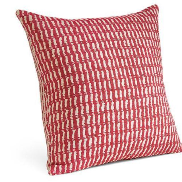 Gallop 24w 24h Throw Pillow in Ruby