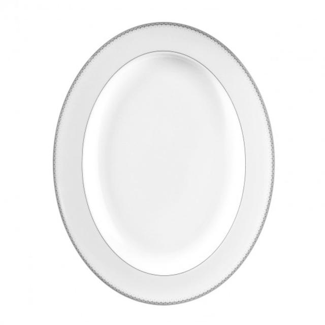 Monique Lhuillier Waterford Dentelle Oval Medium Platter