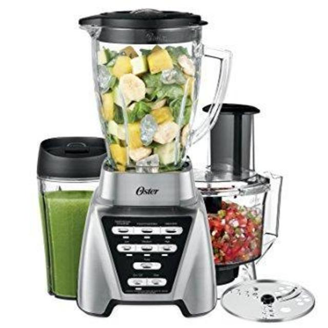 Oster Pro 1200 Blender 3-in-1 with Food Processor Attachment and XL Personal Blending Cup