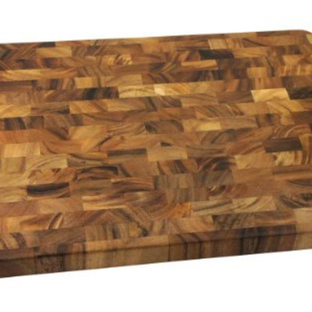 Amazon-Ironwood Gourmet Acacia Wood Large End Grain Prep Station