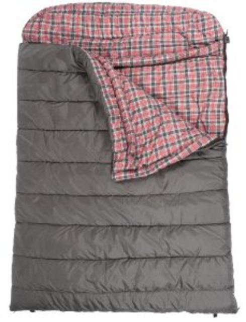 TETON Sports Mammoth Queen Size Flannel Lined Sleeping Bag (94"x 62")