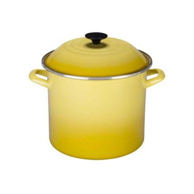 Sur La Table- Le Creuset Soleil Enameled Steel Stockpot; 10 Qt